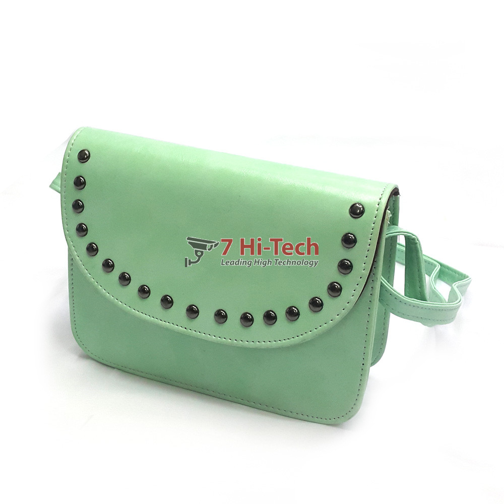 Túi Xách Thời Trang Nhiều Nút (Xanh Lá)