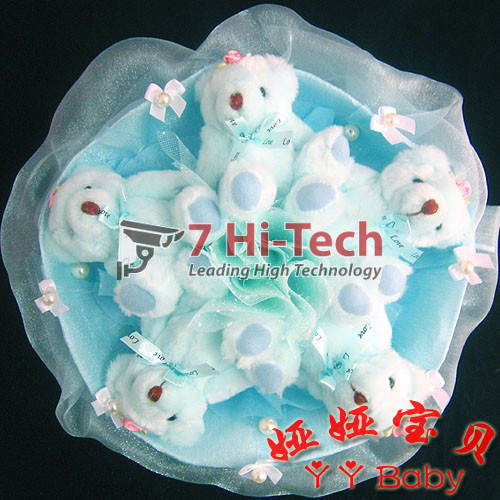 5 Gấu Teddy Voan Xanh Dương