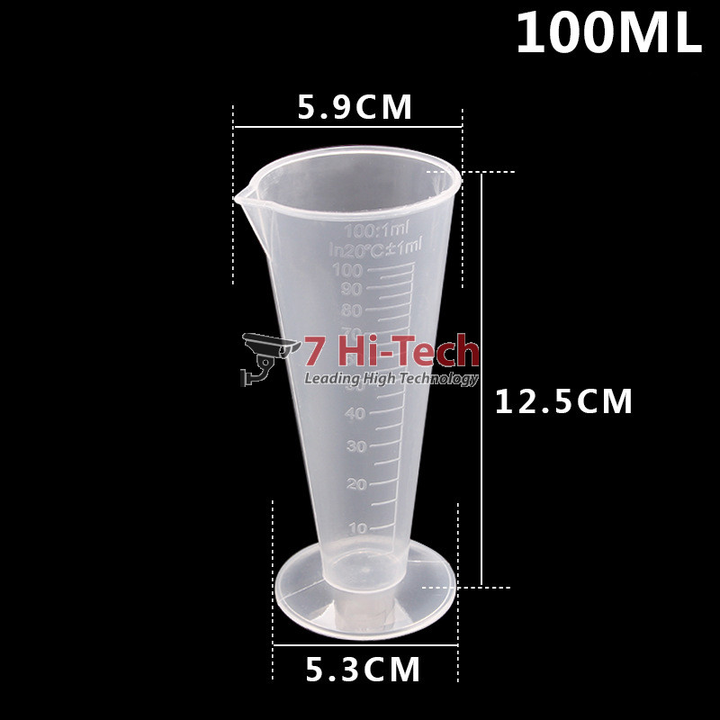 Ly Đong Nhựa Có Vạch Chia Định Lượng 100ml  