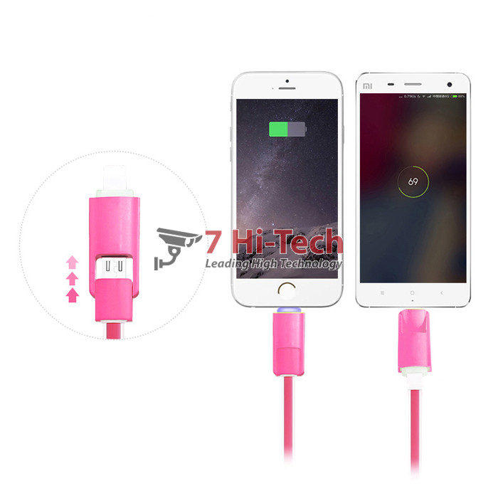 Cáp Sạc 2 Đầu Cổng USB 