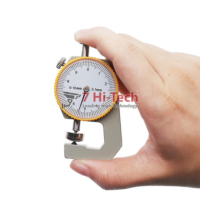 Đồng Hồ Đo Độ Dày Cơ Học 0-10mm Đầu Nhọn
