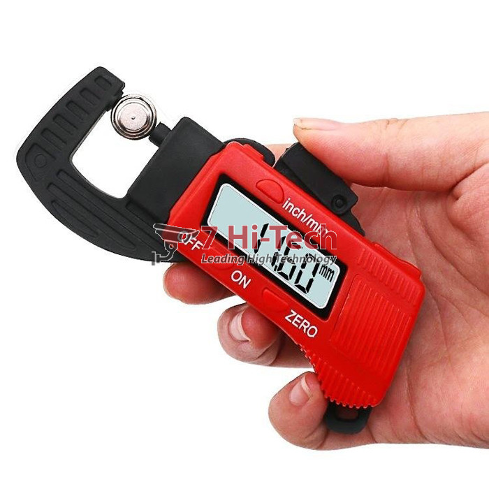 Đồng Hồ Đo Độ Dày Điện Tử 0-12.7mm/0.5" 0.01mm/0.0005" (Dùng Cho Vật Liệu Cứng)