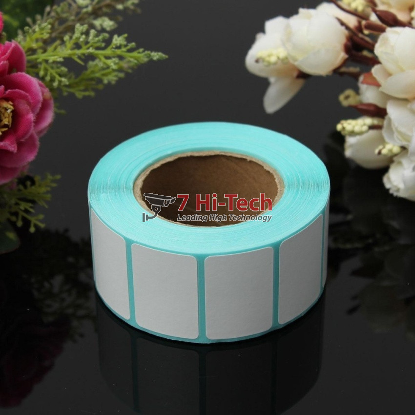 Combo 5 Cuộn Giấy In Tem Nhãn Mã Vạch 50x30mm 800 tem   