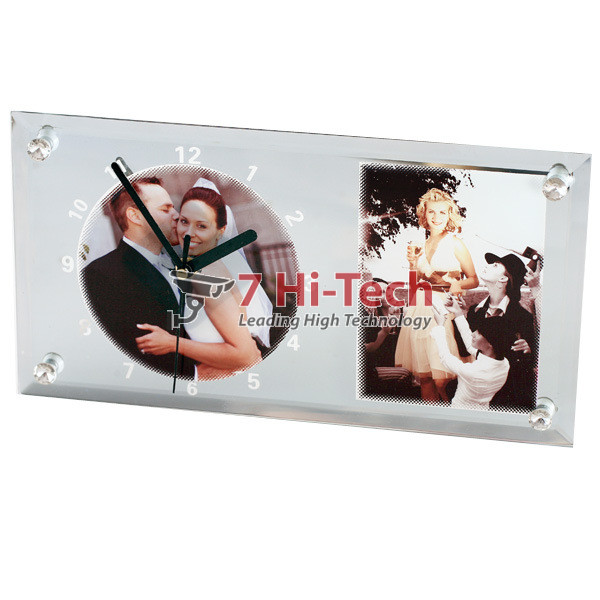 In Hình Lên Thuỷ Tinh Đồng Hồ Để Bàn