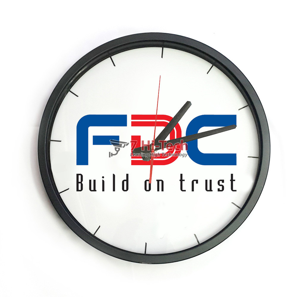 In Logo Lên Đồng Hồ Treo Tường 