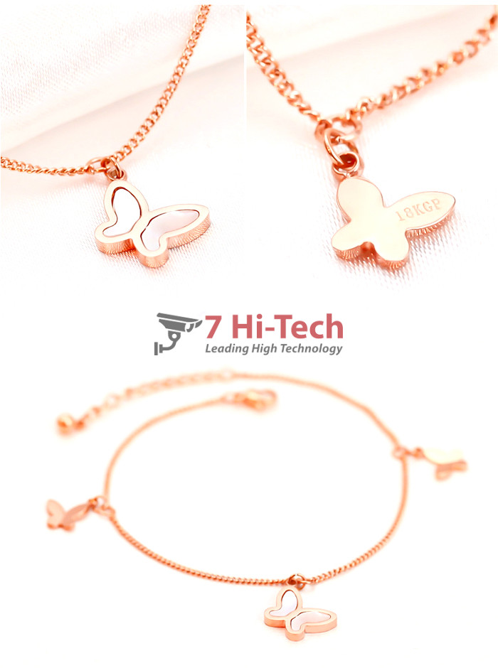 Lắc Chân Inox Mạ Vàng 60030