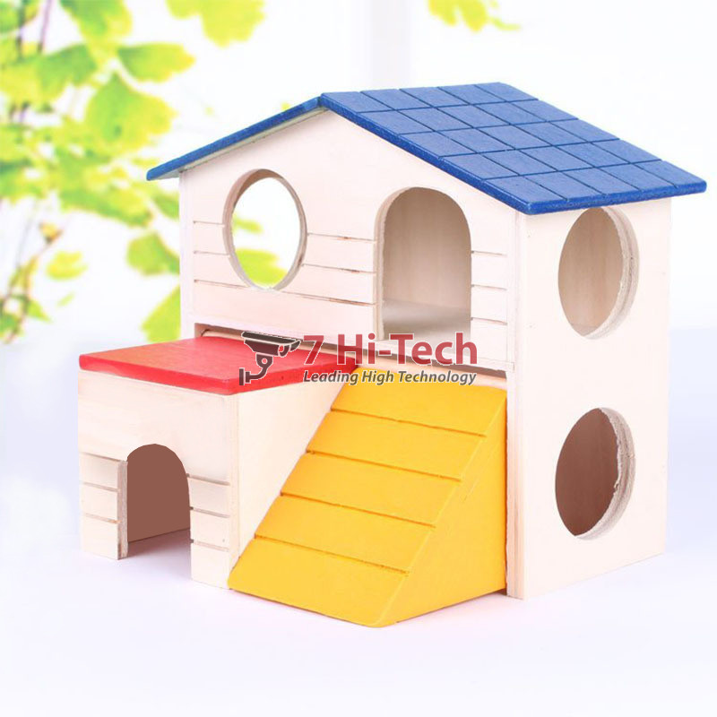 Nhà Gỗ 2 Tầng Cho Hamster