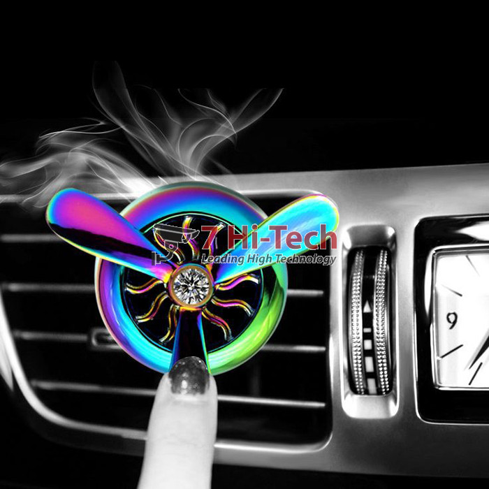 Quạt Sáp Thơm Cài Cửa Gió Trên Xe Hơi 7 Màu 