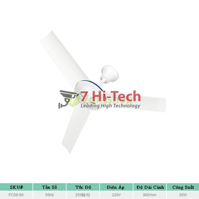  Quạt Trần Mini 105Cm 3 Cánh