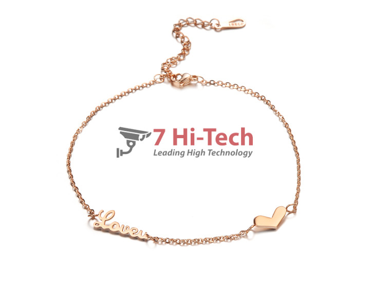 Lắc Chân Inox Mạ Vàng GZ001