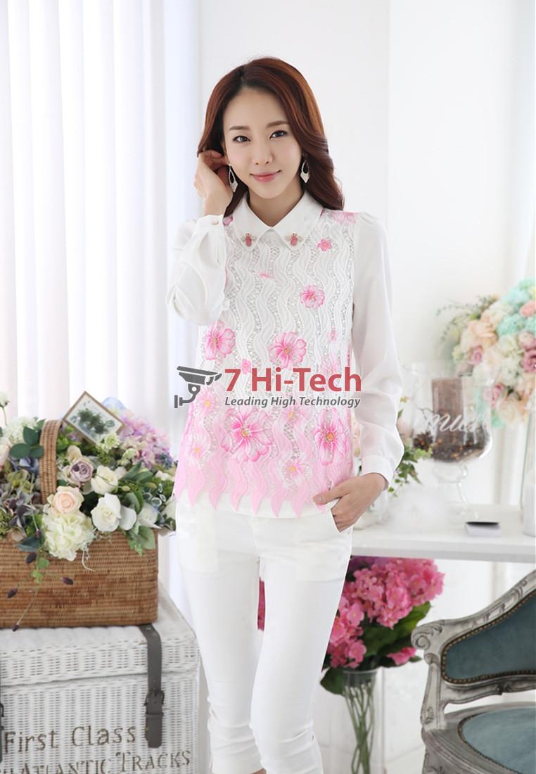 Áo Voan Tay Dài Kiểu Hàn 6678