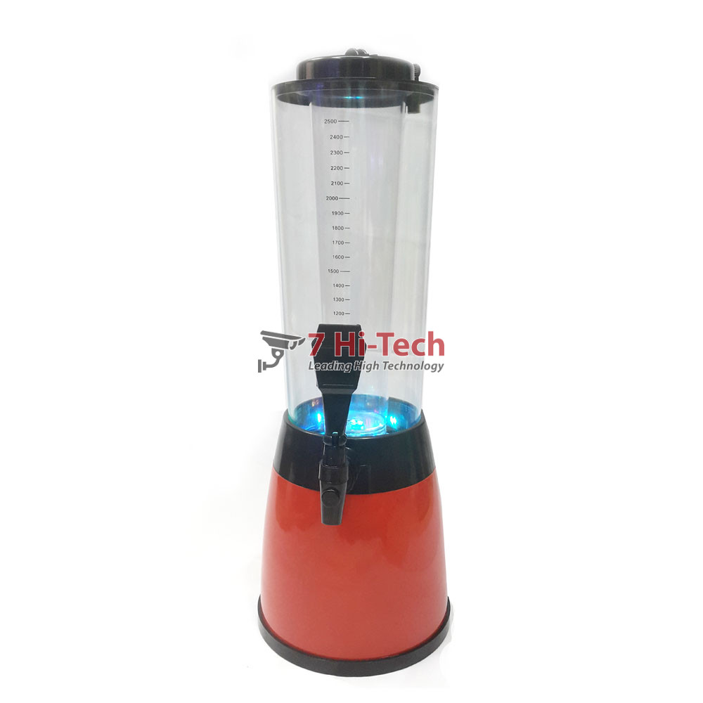 Tháp Bia 2.5L Có Đèn Led (Màu Đỏ)