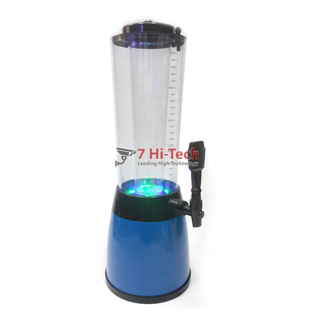 Tháp Bia 2.5L Có Đèn Led (Xanh Dương)