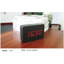 Đồng Hồ Gỗ Báo Thức (Woolen Clock) Hình Chữ Nhật (Vừa) 1291 