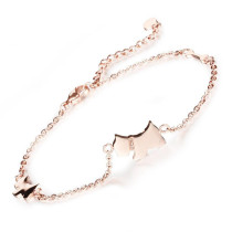 Lắc Chân Inox Mạ Vàng GZ011