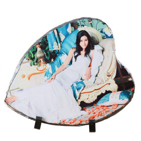 In Hình Lên Đá Tự Nhiên Trái Tim SBH-060 