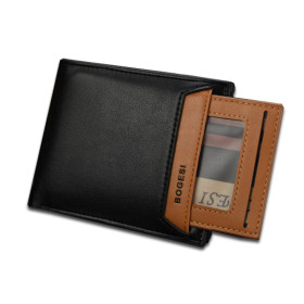 Bóp Nam Thời Trang BGS-721-1 (Đen)