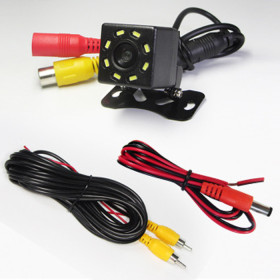 Camera Lùi Cho Xe Hơi Vuông 8 Led
