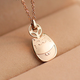 Dây Chuyên Inox Mạ Vàng 10001001