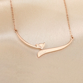 Dây Chuyền Inox Mạ Vàng 10095