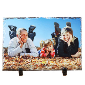 In Hình Lên Đá Tự Nhiên Hình Chữ Nhật 15x20cm