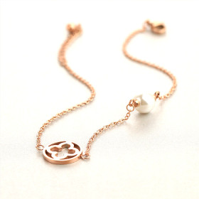 Lắc Chân Inox Mạ Vàng 60040003