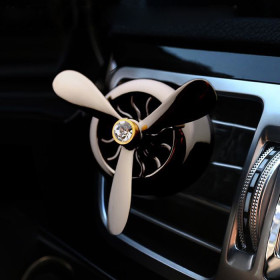 Quạt Sáp Thơm Cài Cửa Gió Trên Xe Hơi Màu Đen