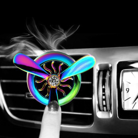 Quạt Sáp Thơm Cài Cửa Gió Trên Xe Hơi 7 Màu 