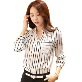 Áo Voan Tay Dài Kiểu Hàn 1685